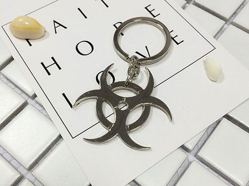 银色五金配件生化